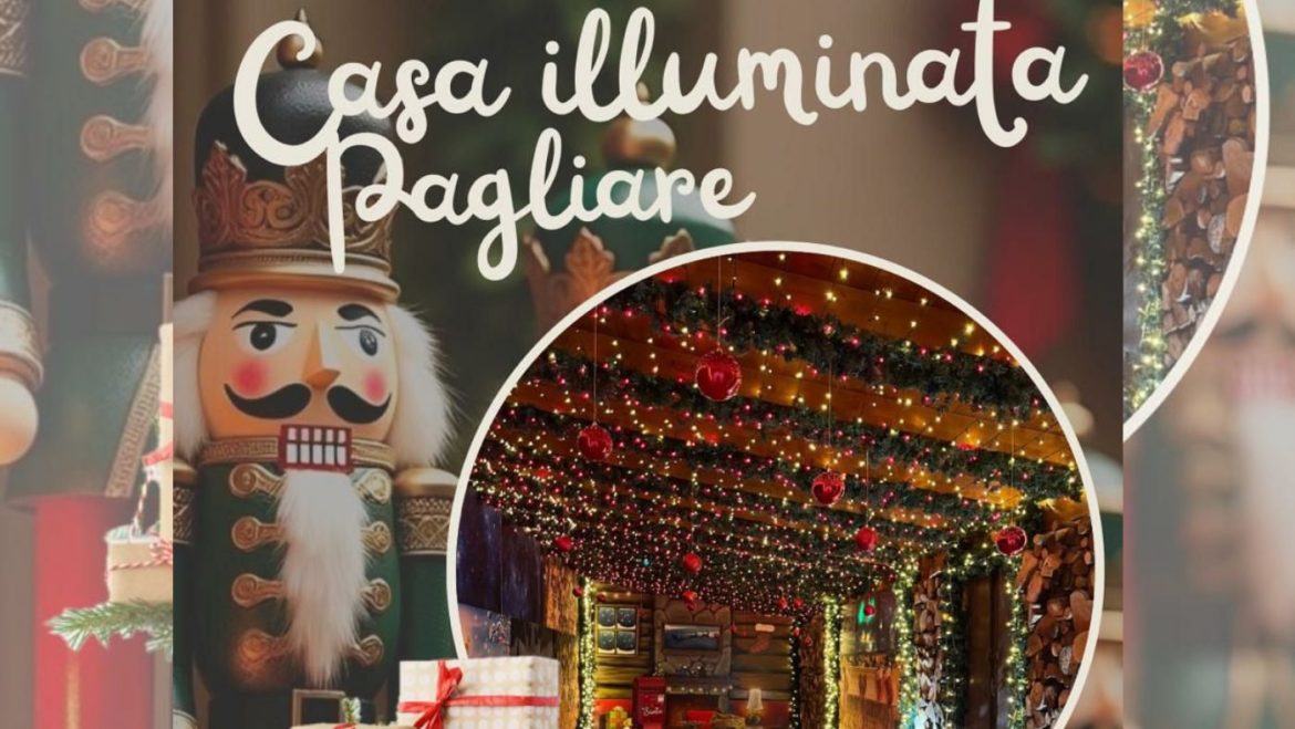 Casa Illuminata a Pagliare di Morro d’Oro luci, Babbo Natale e Presepe animato fino al 10 gennaio