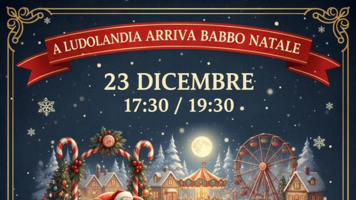 Babbo Natale a Cepagatti per la consegna dei regali da Ludolandia