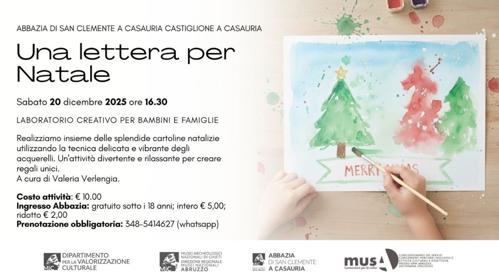 Laboratorio creativo di Natale in Abbazia di San Clemente a Casauria