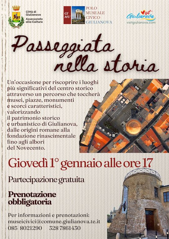 Passeggiata nella storia a Giulianova con il Polo Museale Civico evento gratuito