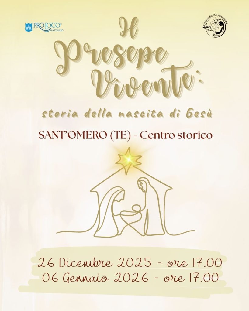 Presepe Vivente a Sant'Omero emozione nelle vie del centro storico