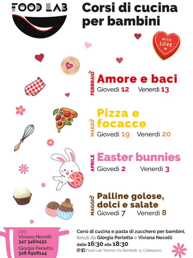 Corsi di cucina per bambini a Teramo da Food Lab