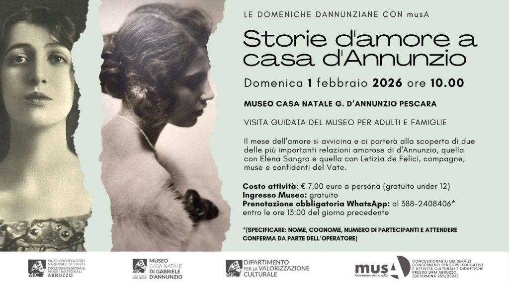 Domeniche Dannunziane al Mueso D'Annunzio a Pescara