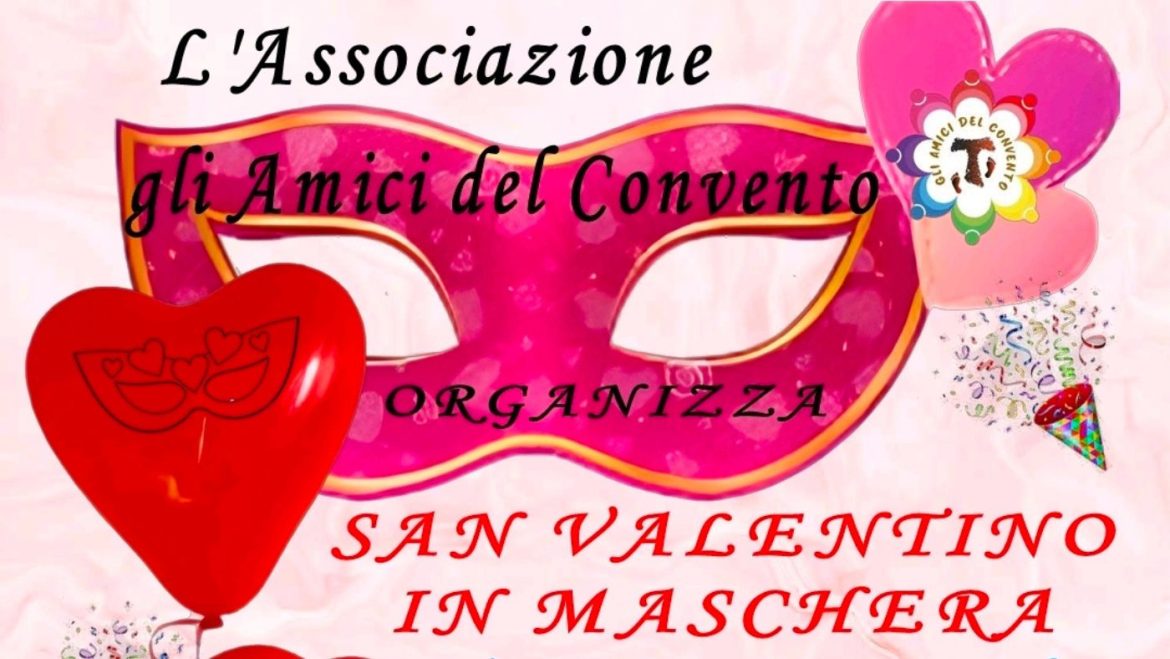San Valentino in maschera a Campovalano di Campli amore, colori e divertimento