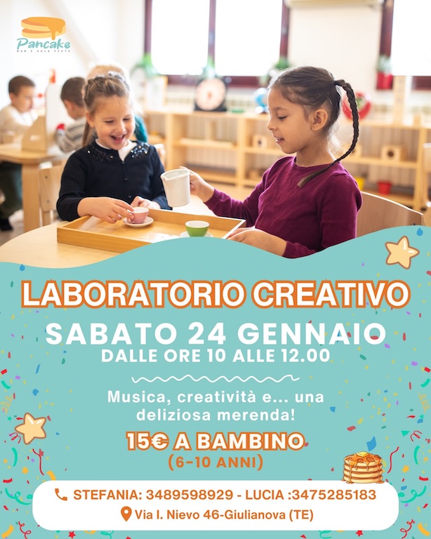 Laboratorio creativo a Giulianova creatività, musica e merenda