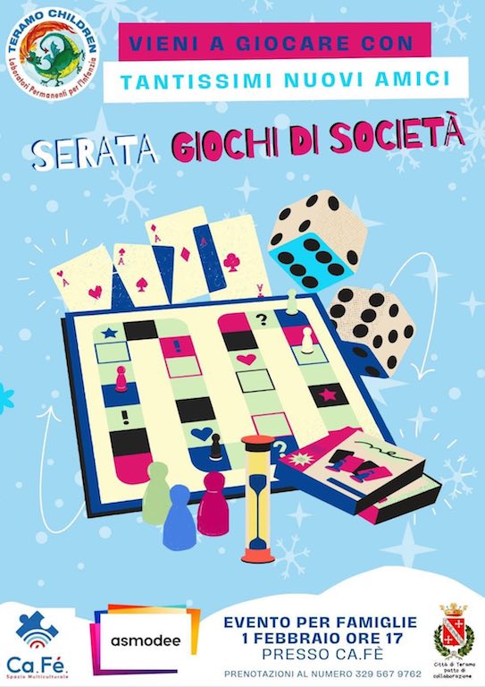 Serata giochi di società a San Nicolò a Tordino