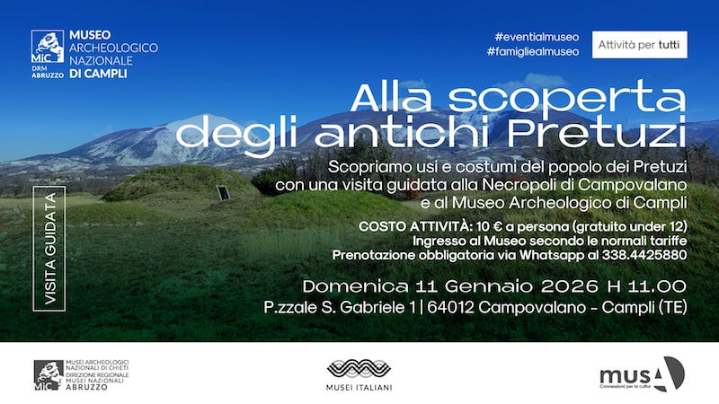 Visita guidata alla Necropoli e la Museo Archeologico di Campli di Teramo