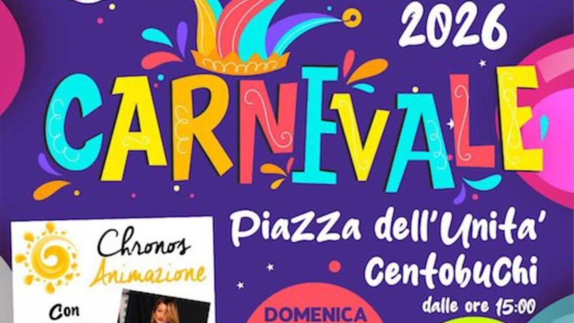 Carnevale a Centobuchi animazione, giochi, balli, truccabimbi e dolci