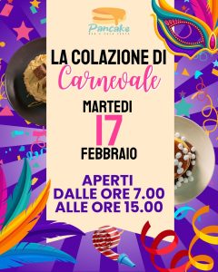 Colazione di Carnevale da Pancake