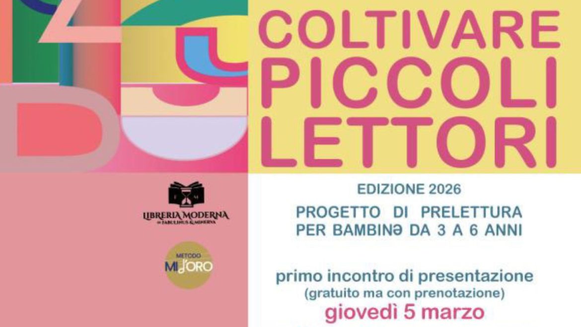“Coltivare piccoli lettori” progetto di lettura per bambini a Ortona