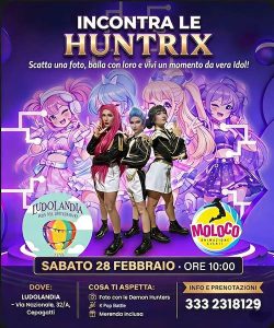 Incontra le Huntrix a Cepagatti foto, balli, animazione e merenda