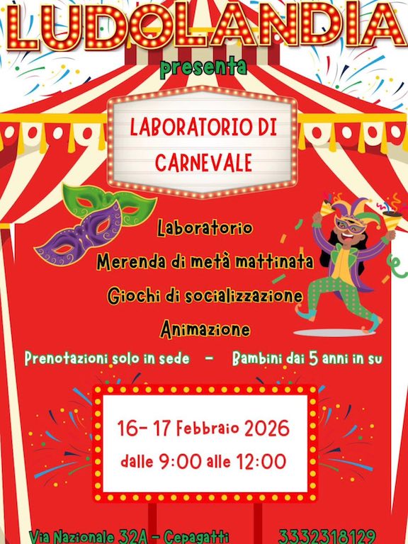 Laboratori di Carnevale a Cepagatti