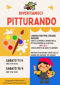 Laboratori di pittura a Tortoreto per adulti e bambini