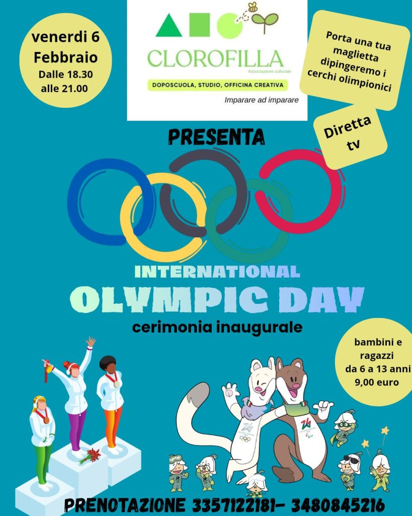 Laboratorio inaugurazione Olimpiadi Invernali Milano-Cortina a Vasto