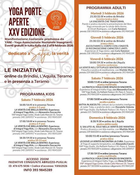 Yoga per bambini a Teramo