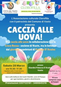 Caccia alle Uova di Pasqua a Vasto nei giardini di Palazzo d'Avalos