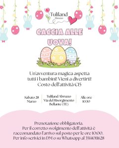 Caccia alle uova da Tuliland Abruzzo a Bellante