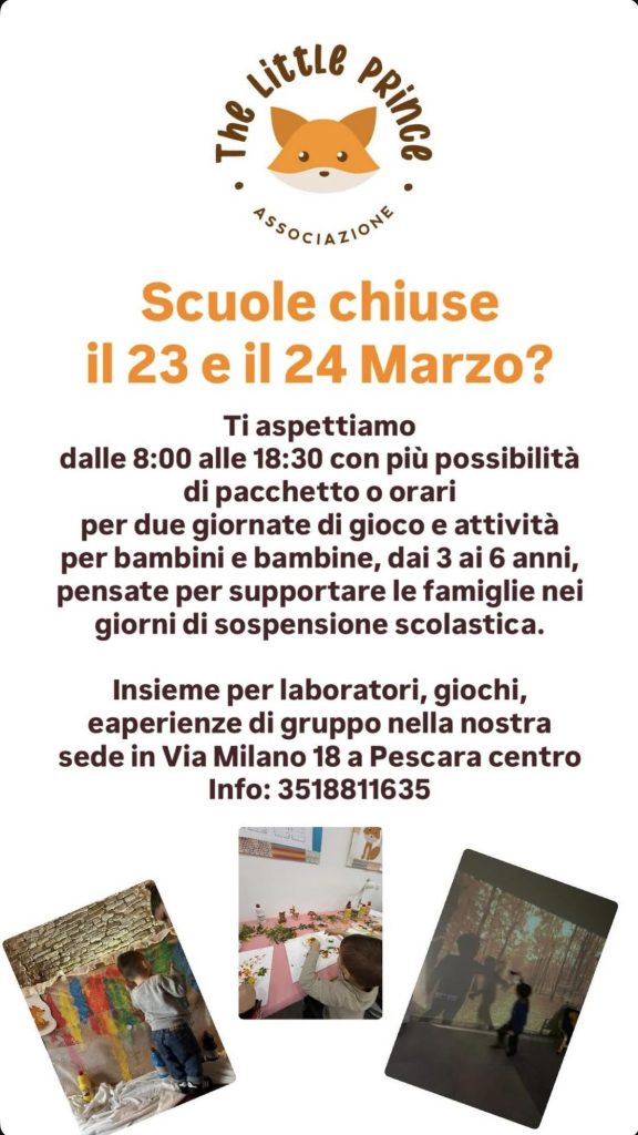 Campus di Primavera a Pescara e Villa Raspa scuole chiuse per Referendum e per Pasqua