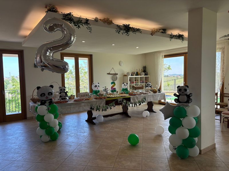 Casale Zanotti allestimento compleanno 2 anni