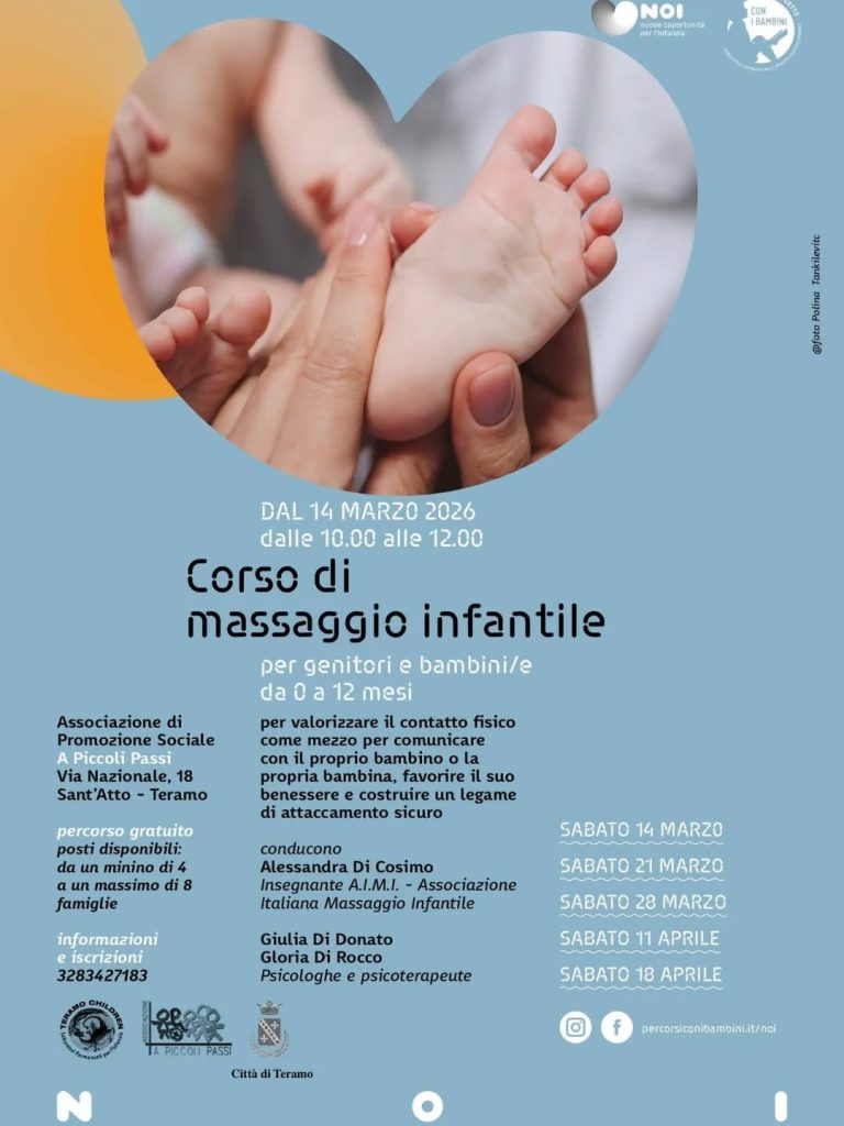 Corso di Massaggio Infantile a Sant'Atto di Teramo