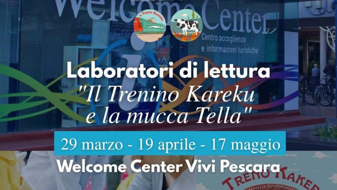 Laboratori di lettura al Welcome Center a Pescara con il libro di Arianna Andreoli