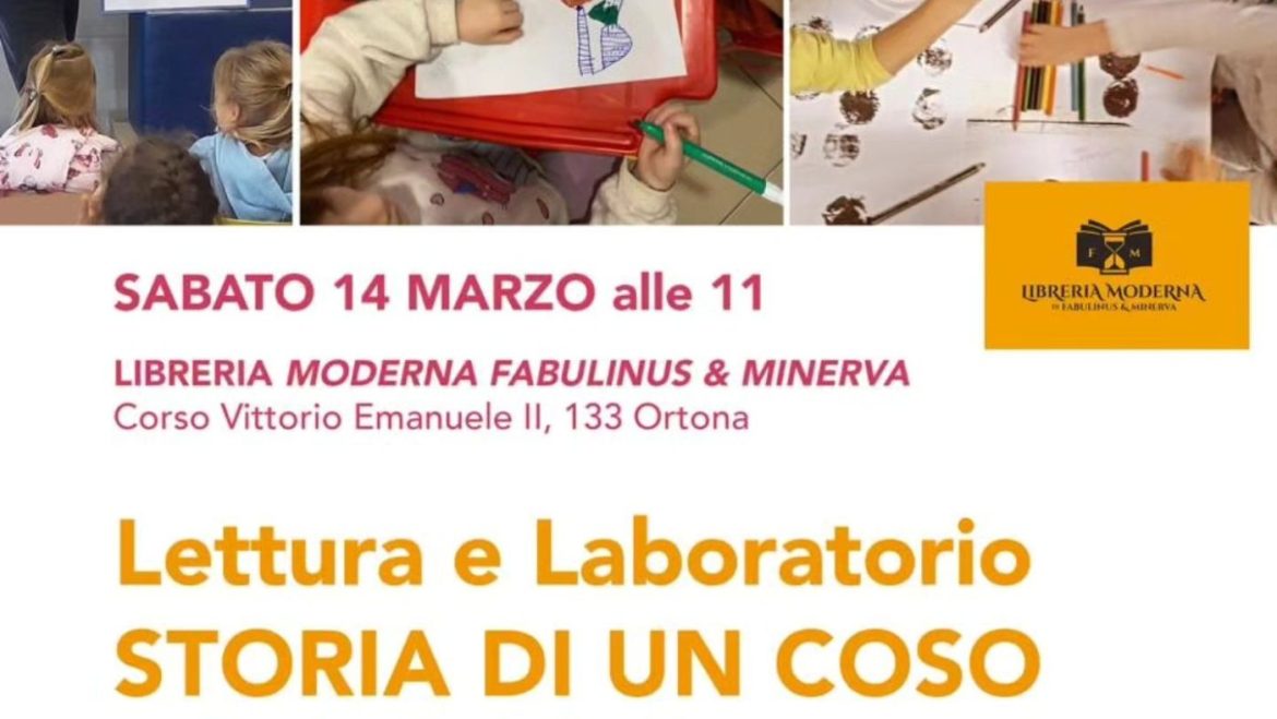 Lettura e laboratorio a Ortona da Libreria Moderna incontro con l’autrice