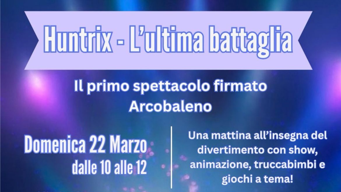 Huntrix – L’ultima battaglia a Chieti con animazione, truccabimbi, merenda e giochi