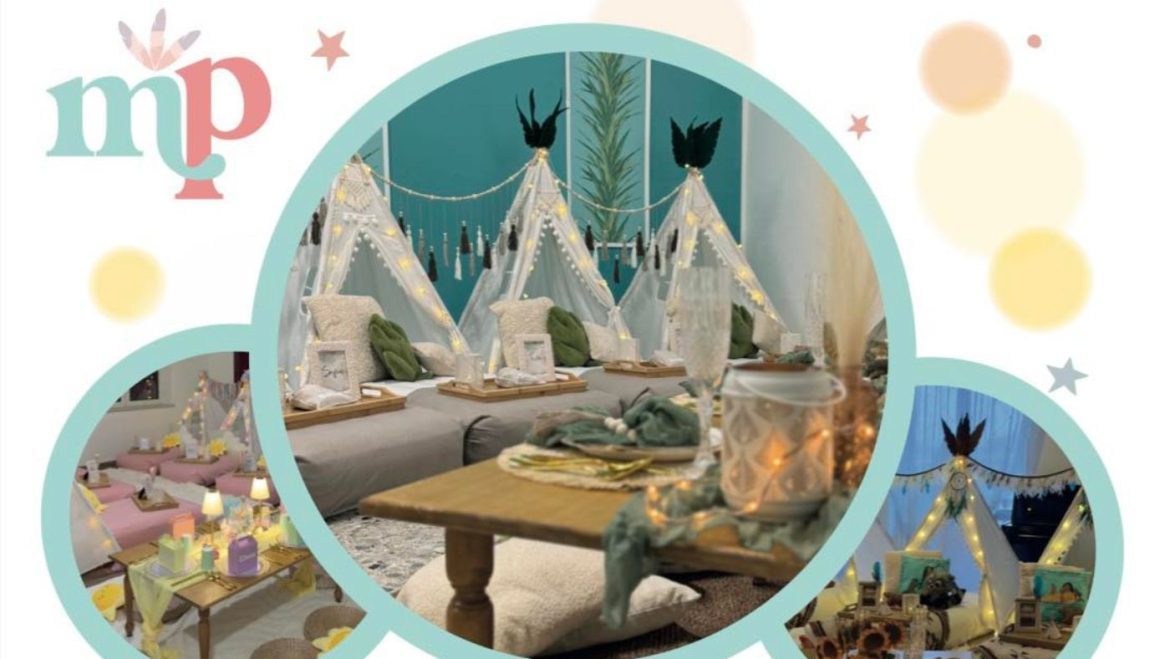 Marypoppy’s Pigiama Party in tenda: scenografie per compleanni ed eventi indimenticabili