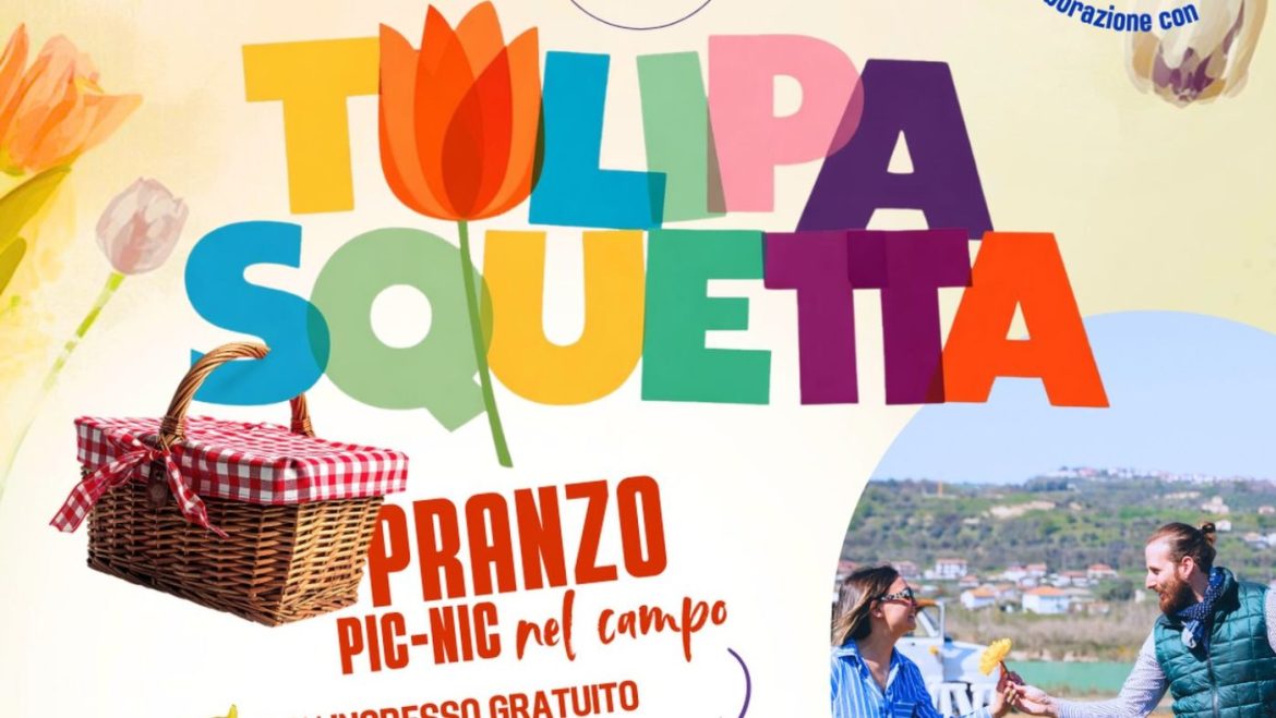 TuliPasquetta a Cellino Attanasio picnic nel campo di tulipani, animazione, cavalli e laboratori