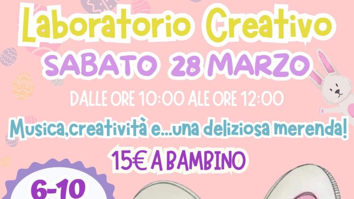 Laboratorio creativo per bambini a Giulianova creatività, musica e merenda