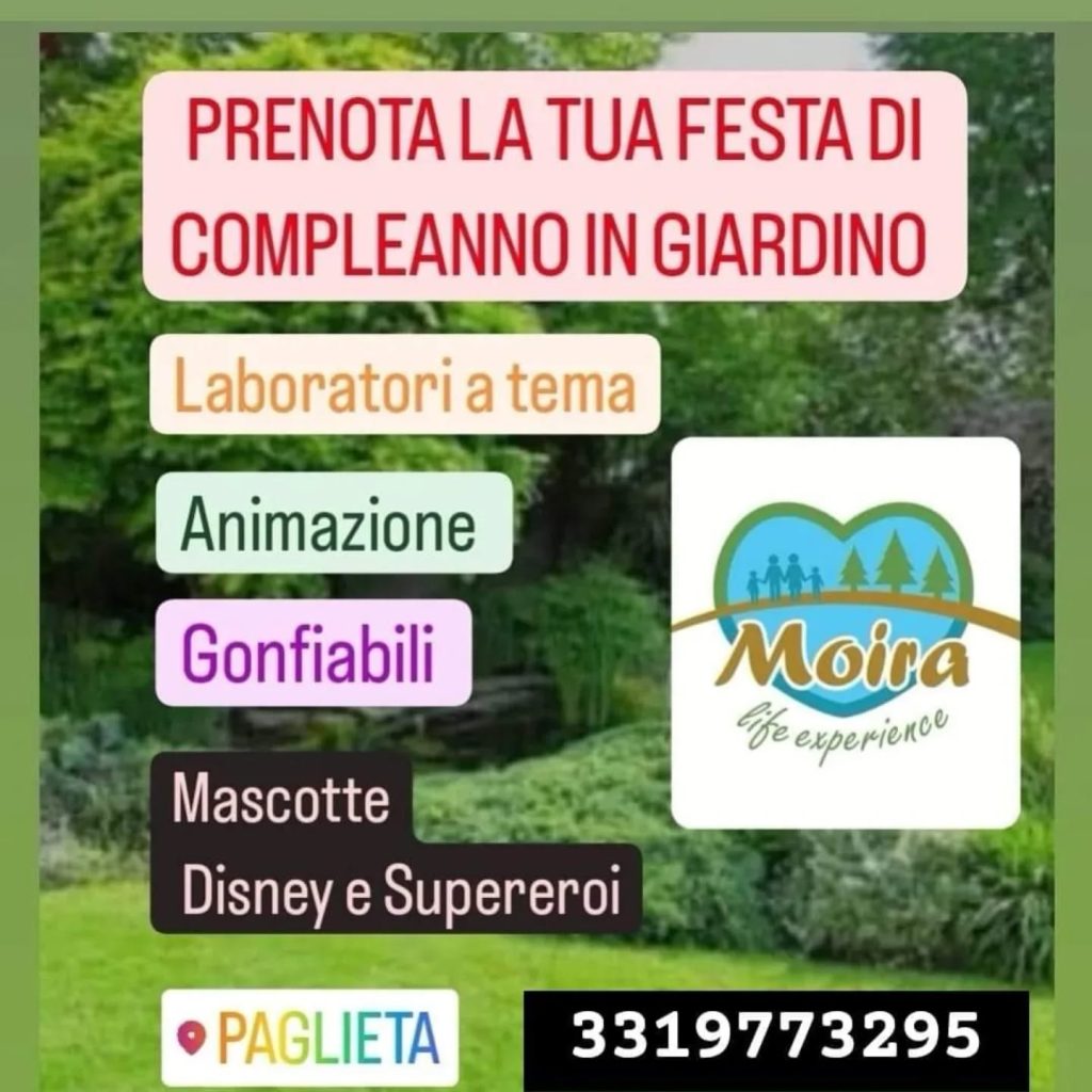 Feste di compleanno, cerimonie ed eventi a Paglieta piscina, calcetto, animazione, gonfiabili