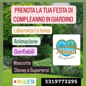 Feste di compleanno, cerimonie ed eventi a Paglieta piscina, calcetto, animazione, gonfiabili