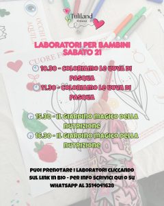 Laboratorio Tuliland 21 marzo