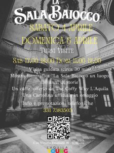 Pasqua a L'Aquila con la  visita guidata alla  Sala Baiocco