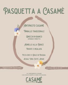 Pasqueta in agriturismo a Civitaquana