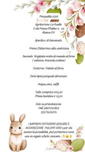 Pasquetta in agriturismo ad Atessa da La Ruelle