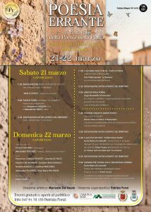 Poesia errante festival della poesia a Caporciano