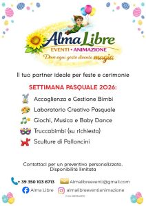 Settimana Pasquale di Almalibre partner per feste e cerimonie