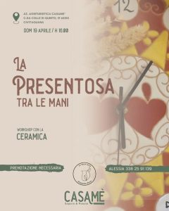 La Presentosa tra le mani workshop con la ceramica a Civitaquana