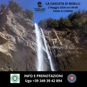 Ponte del 1 maggio alla Cascata di Biselli escursione adatta ai bambini di Overland Abruzzo