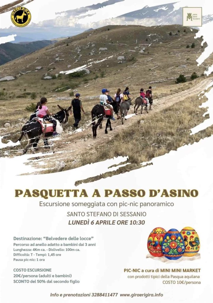 Pasquetta a Passo d'Asino e pic-nic a Santo Stefano di Sessanio
