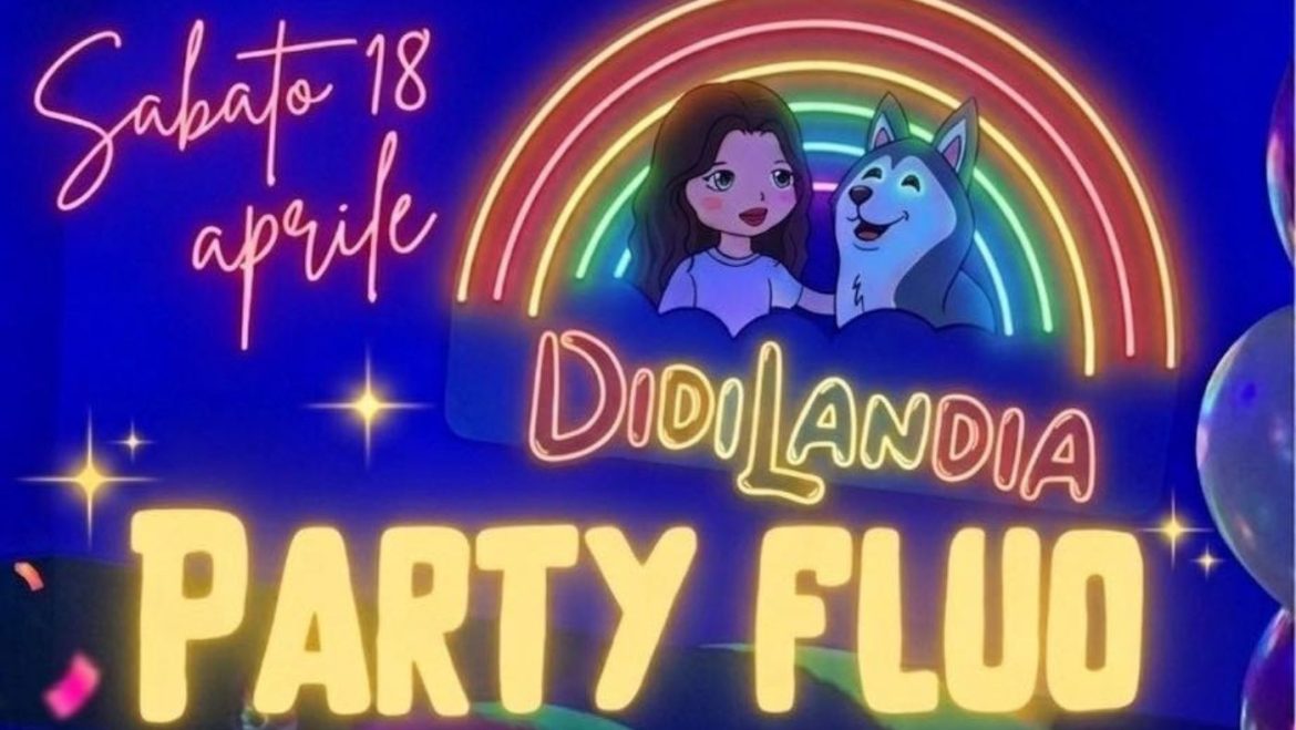 Party Fluo a Pescara cena, giochi, musica e divertimento per i piccoli