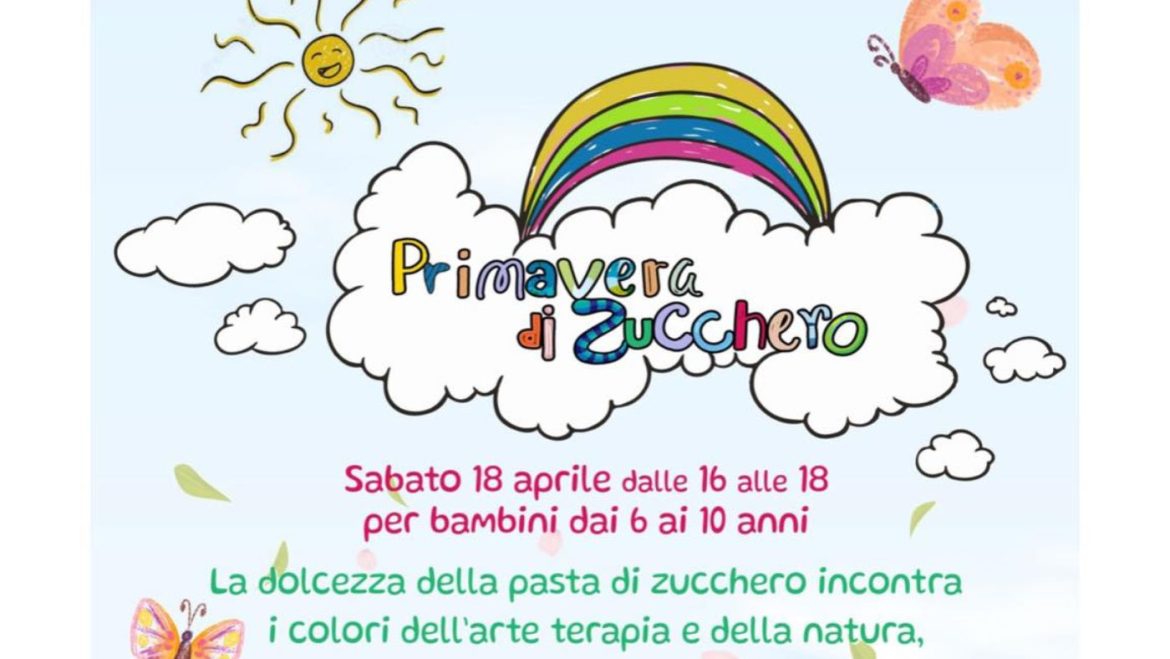 Laboratorio creativo per bambini a Teramo pasta di zucchero e arte terapia
