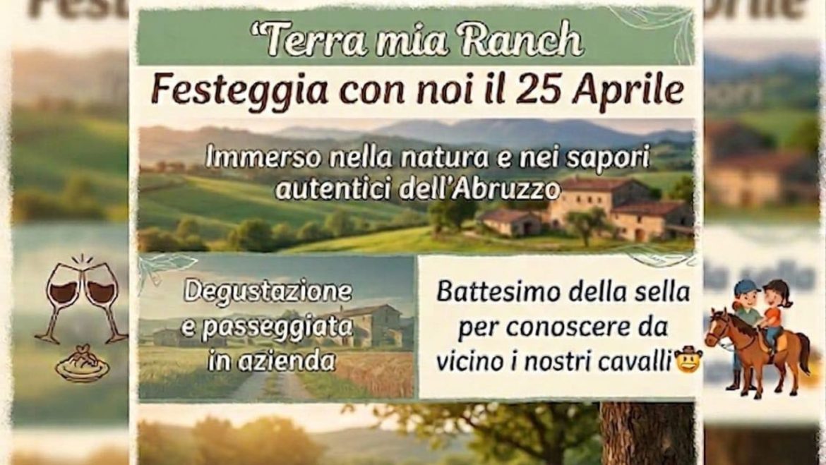 25 aprile al maneggio a Isola del Gran Sasso d’Italia cavalli, buon cibo e relax