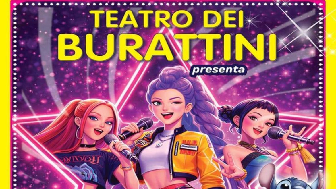 Teatro dei Burattini a Sulmona con le Huntrix