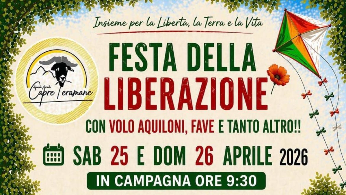 Ponte del 25 aprile in campagna a Casemolino capre, aquiloni, fave, picnic libero