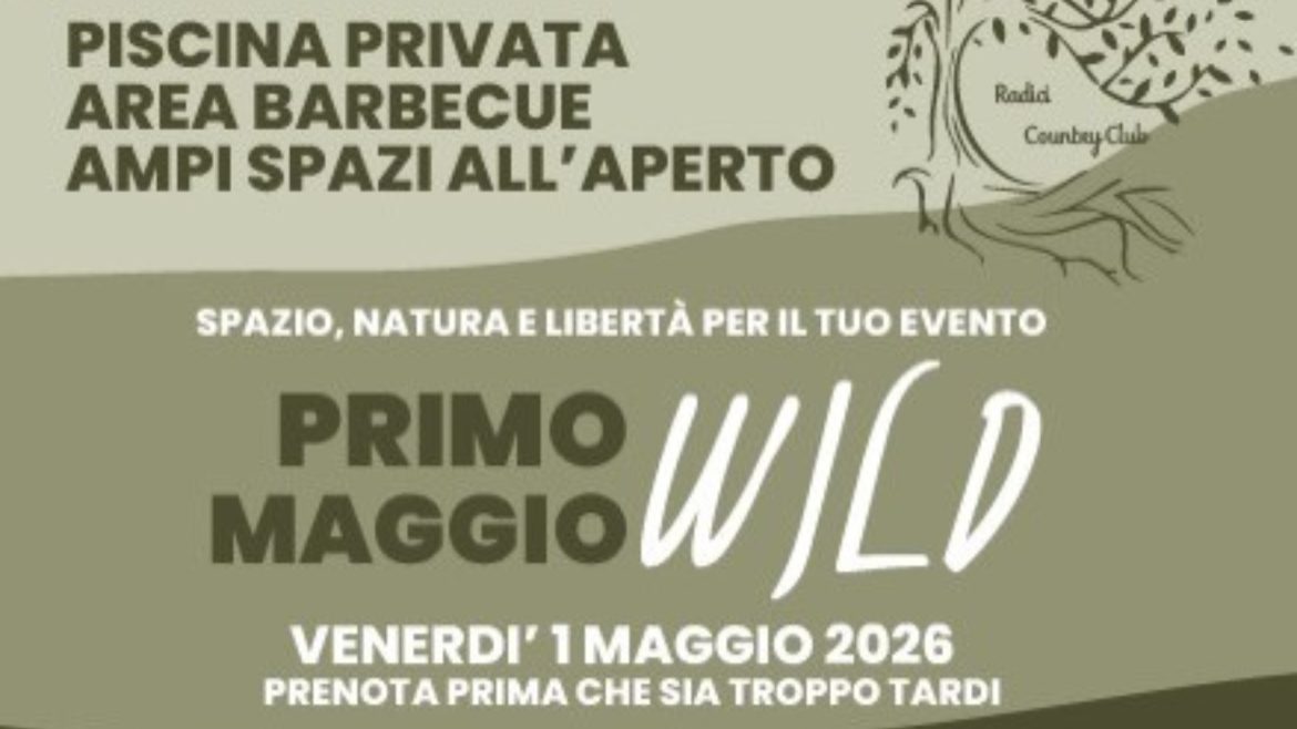 Primo Maggio Wild a Pescara area verde, BBQ, piscina, cavalli