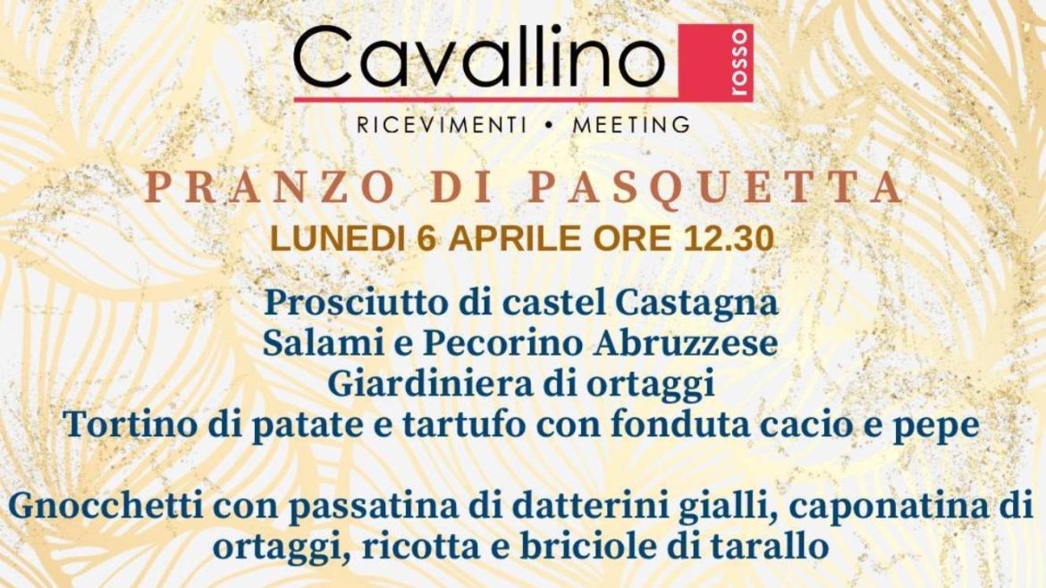 Pasquetta 2026 a Petriccione di Castellalto pranzo, animazione, gonfiabili e musica