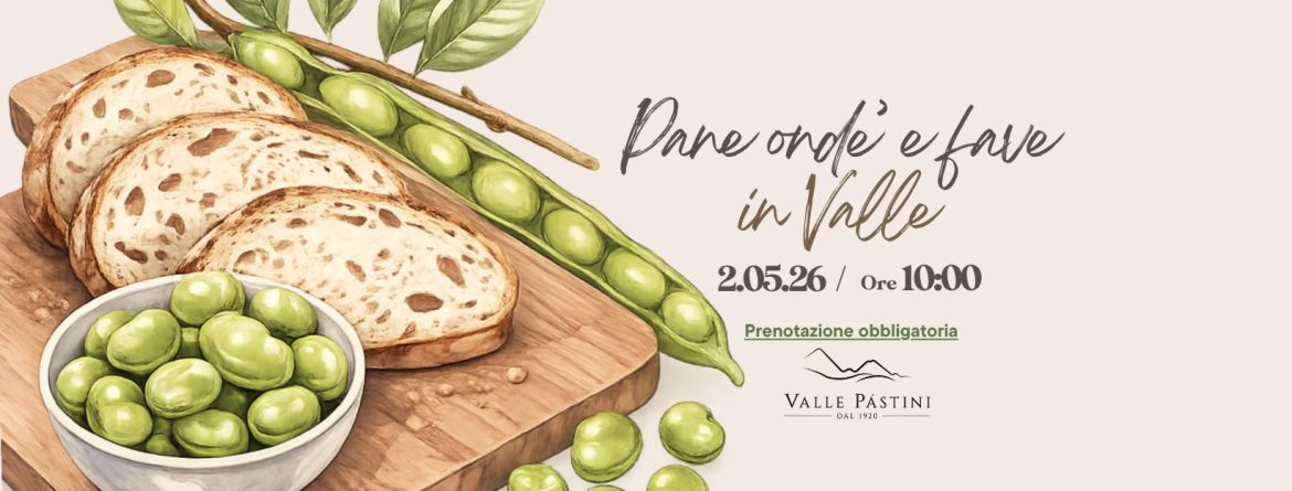 Pane onde e fave in Valle a Civitella Casanova buon cibo, escursione e laboratorio