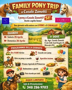 Ponte del 25 aprile a Moscufo con Family Pony Trip